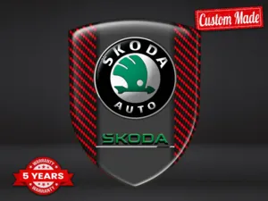Skoda Windschutzsticker Universal Exklusiv Anpassbar